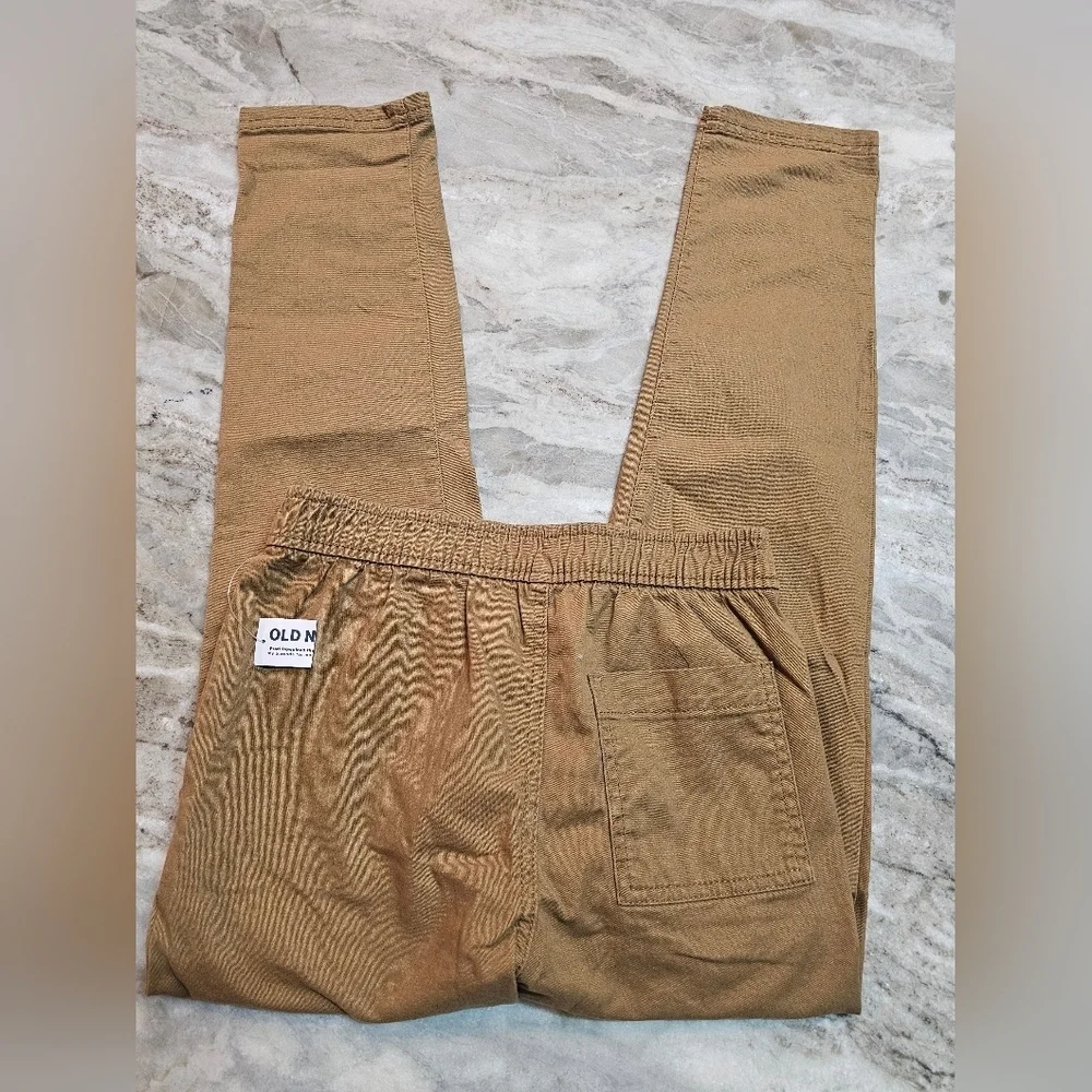 Old Navy Boys Size 10 Light Blue Distressed Tapered Built In Flex Jeans